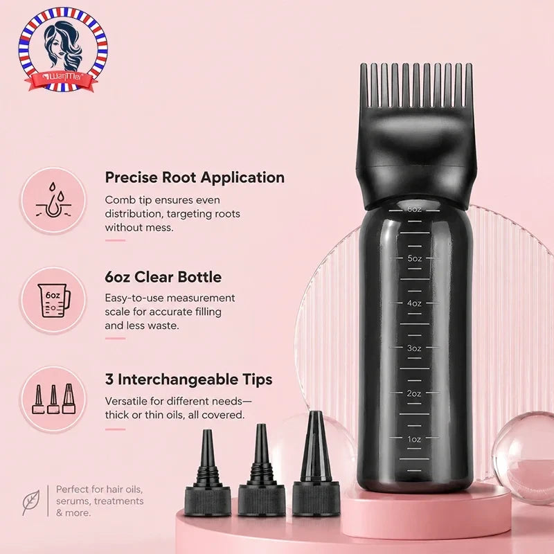 Hair Oil Application Bottle