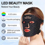 Portable LED Light Therapy Face Mask